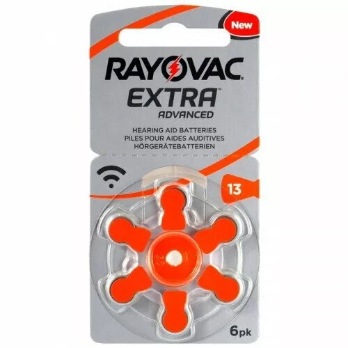 Ausu aparātu baterijas Rayovac Extra Advanced
