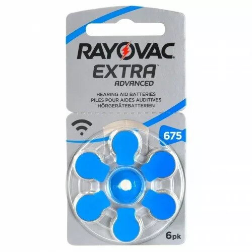Ausu aparāta baterija Rayovac Extra Advanced