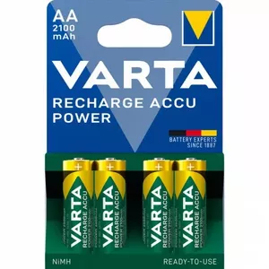 Перезаряжаемые Ni‑MH батареи AA Varta READY2USE 2100 mAh, 4 шт.