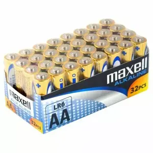 Щелочные элементы питания AA Maxell BATAA.ALK.MX32 1.5 В — упаковка 32 шт.