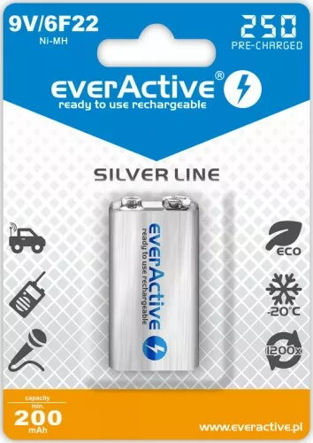 Uzlādējama Ni‑MH akumulators everActive AK9.eA