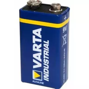 Battery Varta Industrial Alkaline MN1604 9V — single cell, alkaline chemistry