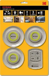 LED Wireless Lights with Remote Control Home 130 — Kodak — model 30421905, wireless LED home lighting