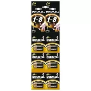 Alkalīnās AA baterijas Duracell BASIC MN1500 1,5 V — komplekts 12 gab.