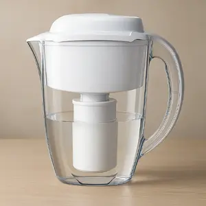 Фильтровальная кувшин Aquaphor Smart J. Shmidt 500 White — портативный электронный кувшин с картриджем AQUALEN™ и мембраной 0,1 мкм