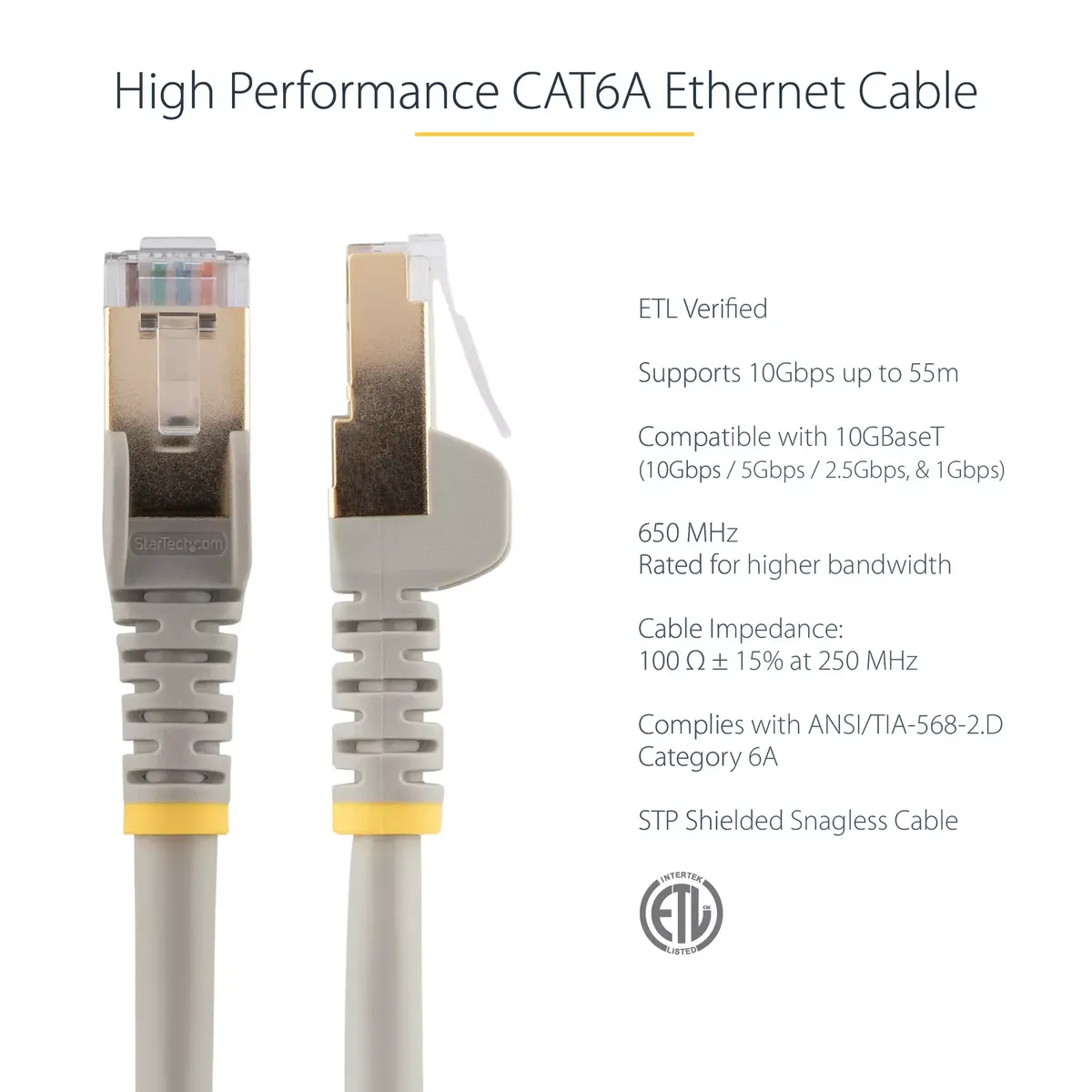 Tīkla kabelis StarTech.com 1.5m CAT6a Photo 5