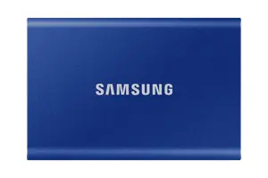 Samsung Portable SSD T7 2 TB USB Type-C 3.2 Gen 2 Blue NVMe Aluminium Hardware Encryption Password Protection