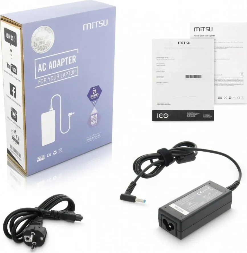 MITSU 5ZM028 19.5V 2.31A barošanas bloks Photo 6