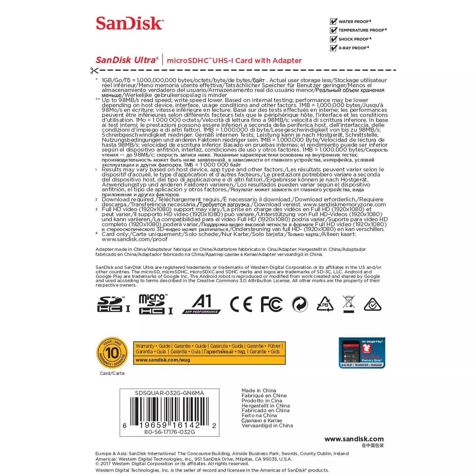 SANDISK SDSQUAR-032G-GN6MA Photo 2