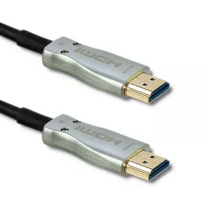 HDMI Cable Qoltec 50474 30m Type A Male to Male Black Silver