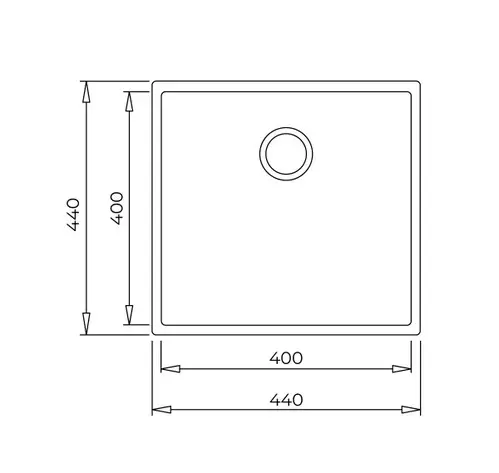 TEKA Square 40.40 TG sink 115230025 Photo 6