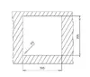 TEKA Square 40.40 TG sink 115230025 Photo 7