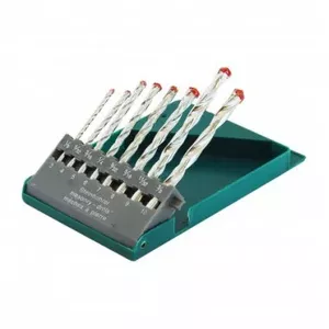 Betona urbju komplekts faster tools HIGO 02-12-0105, ar cietmetāla galiņiem, izmēri 3–10 mm