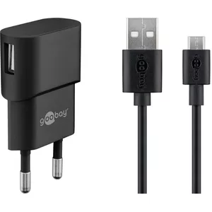 Charger Goobay 45296 Mobile Device Digital Camera Smartphone Black