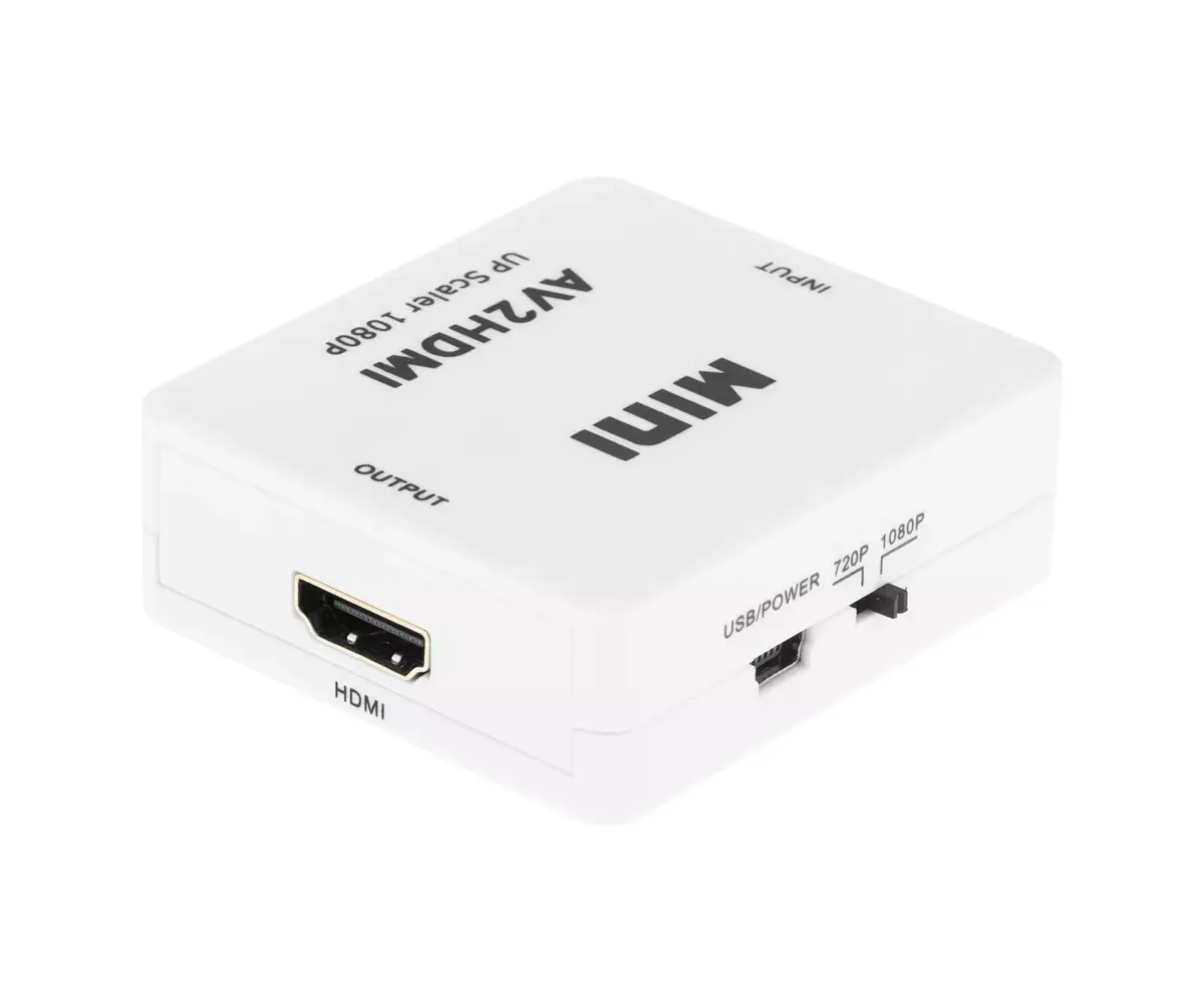 RoGer RCA uz HDMI adapteris RG-RCA-HDMI-CON-WH Photo 3