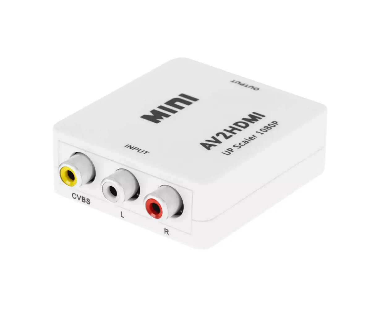 RoGer RCA uz HDMI adapteris RG-RCA-HDMI-CON-WH Photo 4