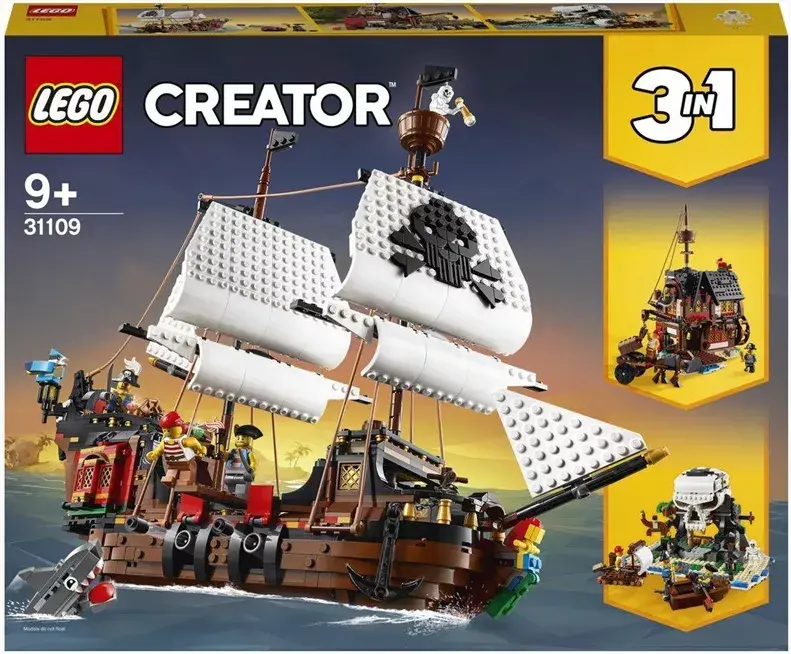 LEGO Creator Pirātu kuģis 31109 — 1 264 detaļas Photo 4