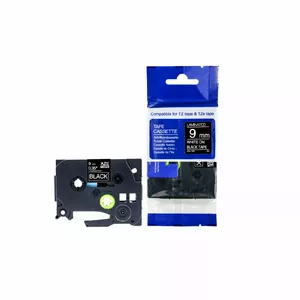Label tape Brother TZe-325 9 mm white on black for P-touch label printers