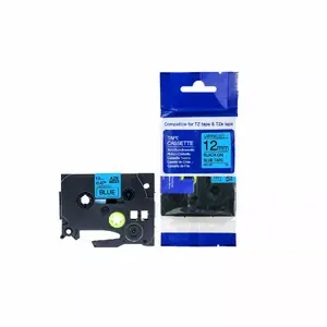 Label tape Brother TZe-TZ2-531, 12 mm, black print on blue tape