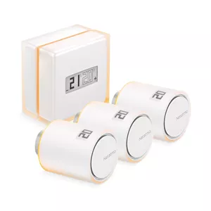Viedais termostats Netatmo Pack: Viedais termostats + 3 radiatoru vārsti