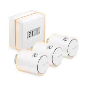 Viedais termostats Netatmo Pack: Viedais termostats + 3 radiatoru vārsti