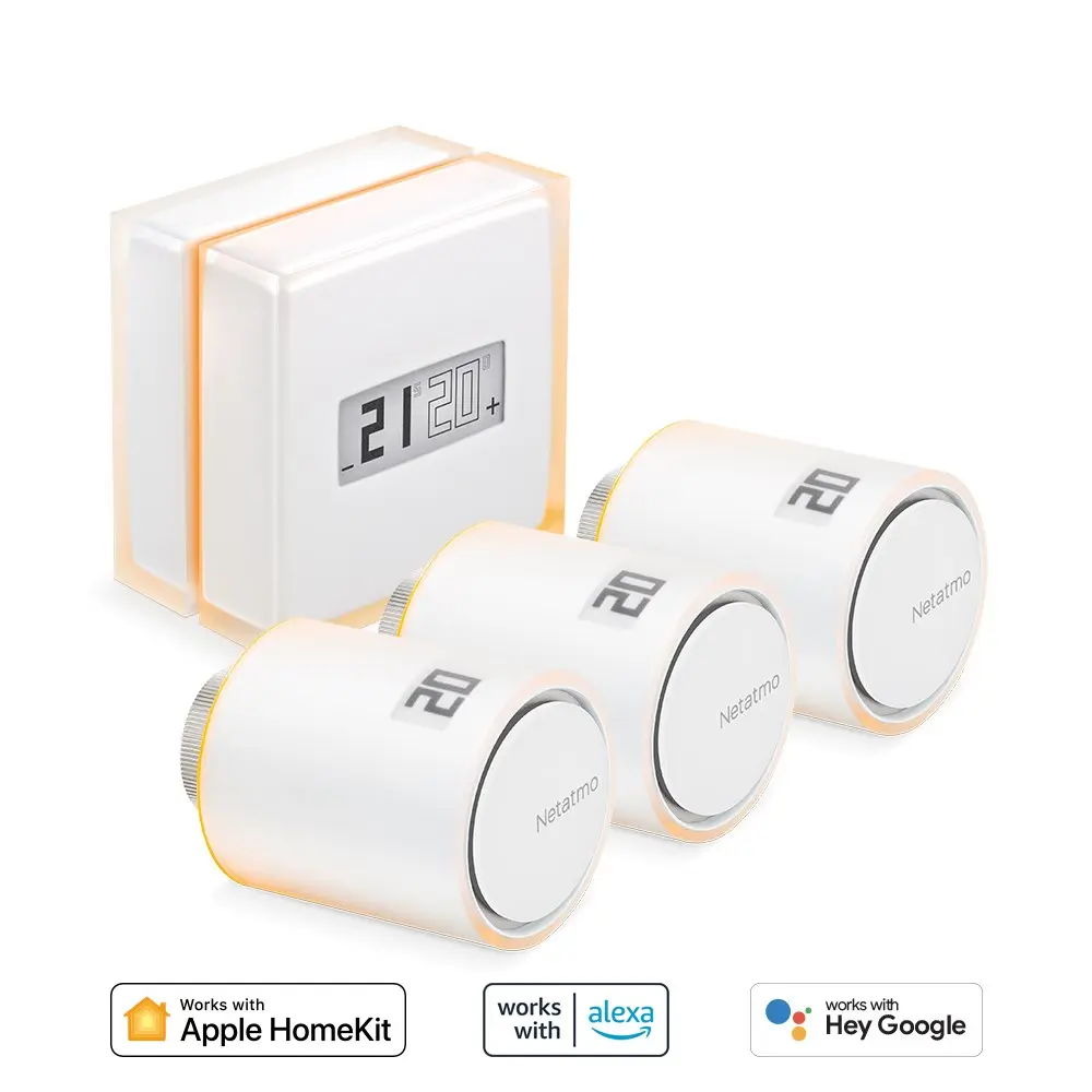 Умный термостат Netatmo Pack: Умный термостат + 3 радиаторных клапана Photo 4
