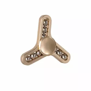 Blun Fan formas Anti-Stresa Fidget aksesuārs no Metāla Zeltains (Metāla kārbā)