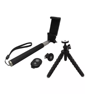 Ultron 167003 Universal Selfie Stick and Tripod with Shutter Black