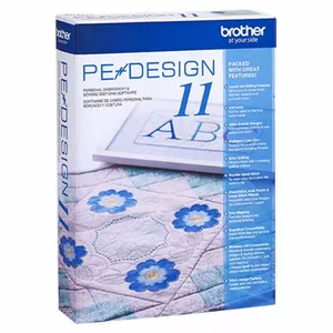 Embroidery Software Brother PE-DESIGN 11 (PEDESIGN11XX1) — embroidery design features