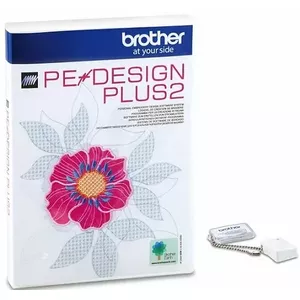 Embroidery design software Brother PE-DESIGN PLUS 2 (PEDPLUS2) — feature set for digitizing and editing embroidery