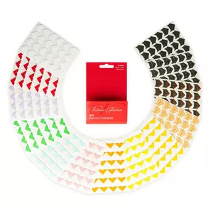 Photo corners Victoria Collection 312 pcs multicolor — archival corner mounts for photos and albums