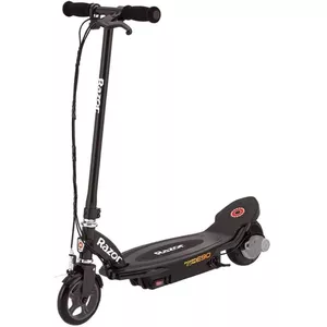 Electric scooter Razor Power Core E90 — 12V lead battery, 16 km/h max, steel frame, solid wheels, load 54 kg