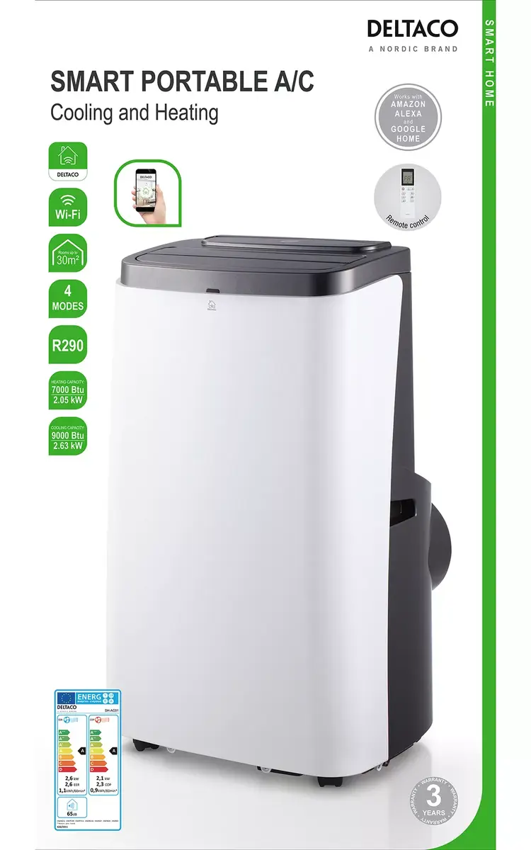 Портативный кондиционер DELTACO SMART HOME SH-AC01 Photo 10
