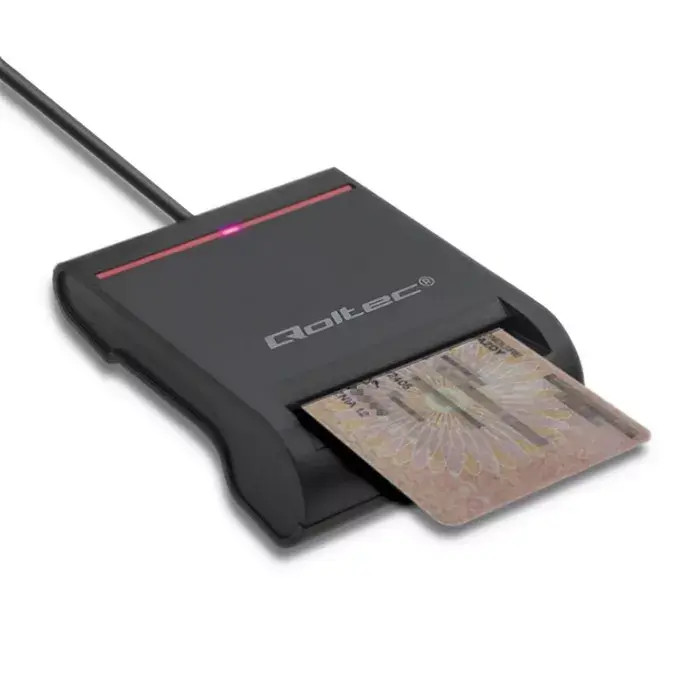 ID card scanner QOLTEC Smart chip Photo 3