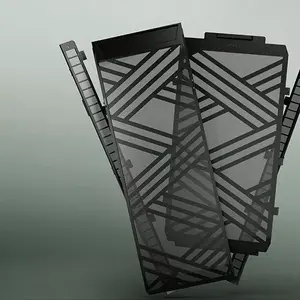 Front, top and base