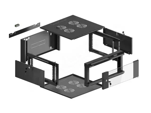 Wall mounted rack Lanberg WFFA-5604-10B Photo 3