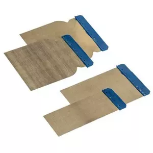 Spatula Set 4pc, faster tools — Stainless Steel, multiple blade sizes for scraping and finishing