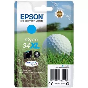 Картридж EPSON ink bar Singlepack "Golf" Cyan 34XL DURABrite Ultra Ink 10,8 мл
