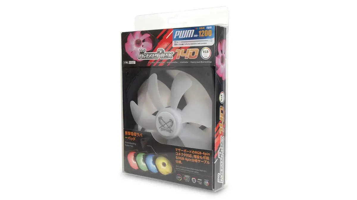 Вентилятор Scythe Kaze Flex 140 Square RGB PWM Photo 7