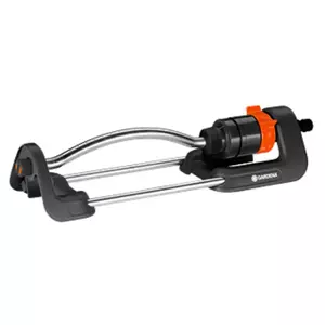Oscillating water sprinkler GARDENA Aqua S (model 18700-20) for rectangular lawn coverage