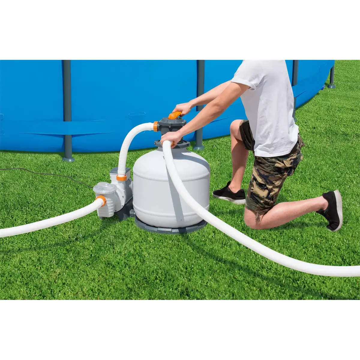 Bestway 58486 Sand Filter Set for Above Ground Pools Photo 7