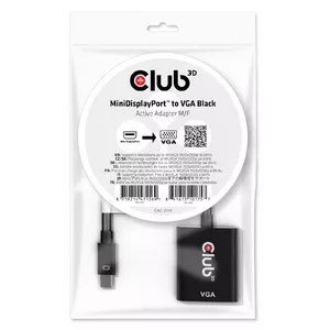 Active Adapter MiniDisplayPort to VGA CLUB3D CAC-2113