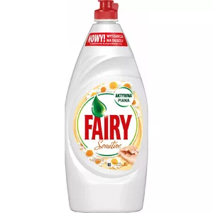 Trauku mazgāšanas līdzeklis FAIRY Sensitive 0,9 l — maiga formula roku mazgāšanai
