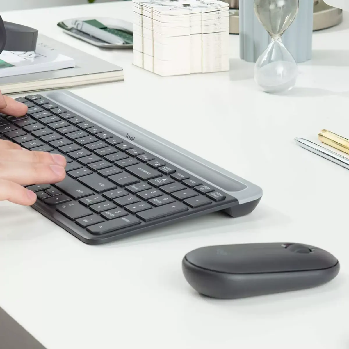 Klaviatūras un peles komplekts Logitech MK470 Slim Combo Photo 3