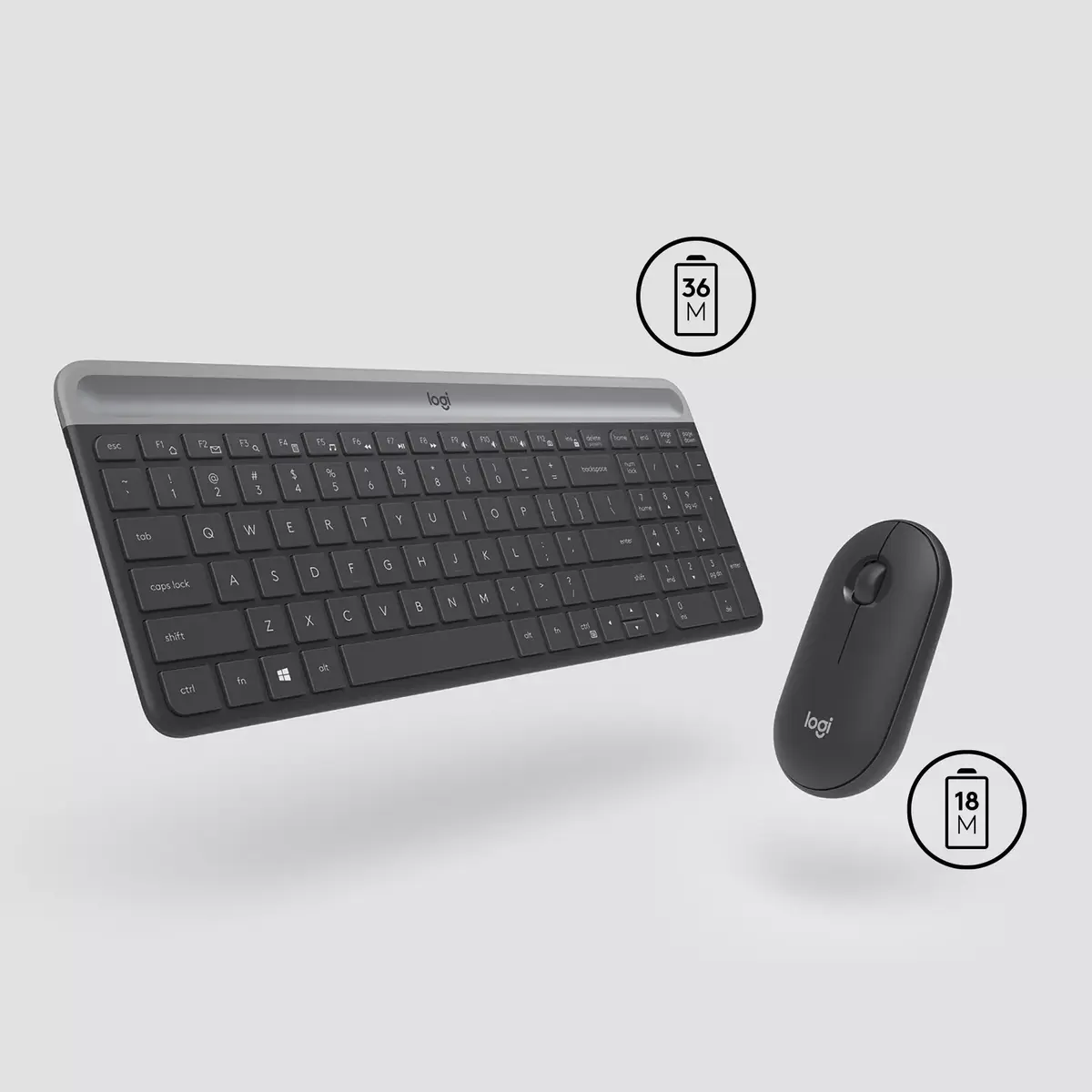 Klaviatūras un peles komplekts Logitech MK470 Slim Combo Photo 5