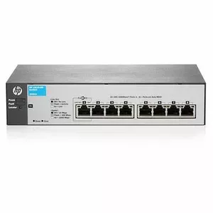Network switch HP Enterprise 1810-8G — 8-port Gigabit Ethernet, unmanaged, model J9802-61001-RFB