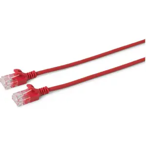 Сетевой кабель MicroConnect U/UTP CAT6 1M Red Slim