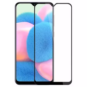 Full Glue Black Frame screen protector for Samsung A30s by iLike