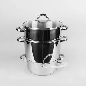 Steam juicer Maestro MR1030 — stainless steel, Ø 26 cm, hose and cover included
