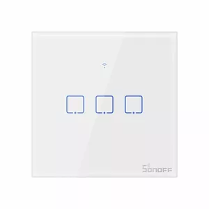 Smart switch Sonoff T1 EU TX 3-channel WiFi RF 433 wall-mounted touch panel